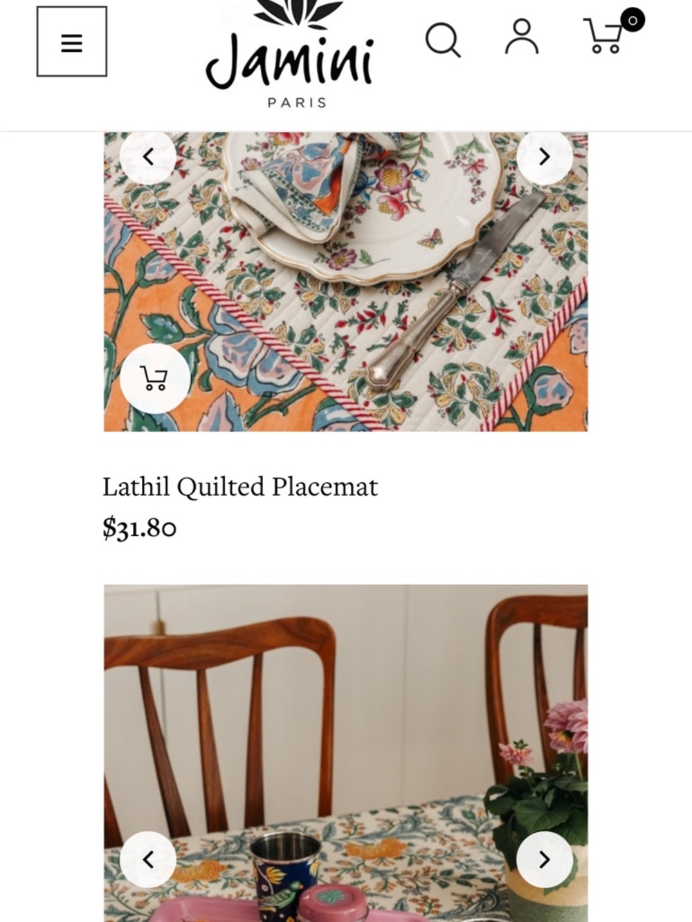 NEW JANINI PARIS Placemats & Napkins! Absolutely Gorgeous!